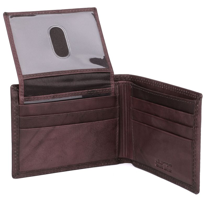 J. Buxton Hunt Credit Card Billfold Leather Wallet with Card Case, 2 of 8