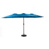 NicBex 14.8 Ft Double-Sided Patio Umbrella,Large Outdoor Umbrella for Patio,Rectangular Table Market Umbrella with Crank,Base Not Included - 3 of 4