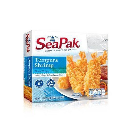 SeaPak Tempura Shrimp in Crispy Coating - Frozen - 8.2oz_2