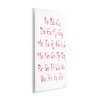 Stupell Industries Flamingo Shaped Letters Alphabet Pink Typography Design Wall Plaque Art - 3 of 4