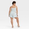 Women's Pointelle Tank Top & Shorts Pajama Set - Colsie™ - 3 of 3