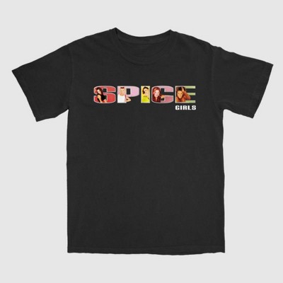 Men's Spice Girls Graphic T-Shirt - Black