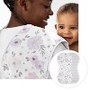 Sweet Jojo Designs Girl Newborn Baby Layette Gift Set Watercolor Floral Purple Pink and White 8pc - 4 of 4