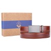 Gallery Seven - Men's Etched Charcoal Leather Ratchet Belt - 3 of 3