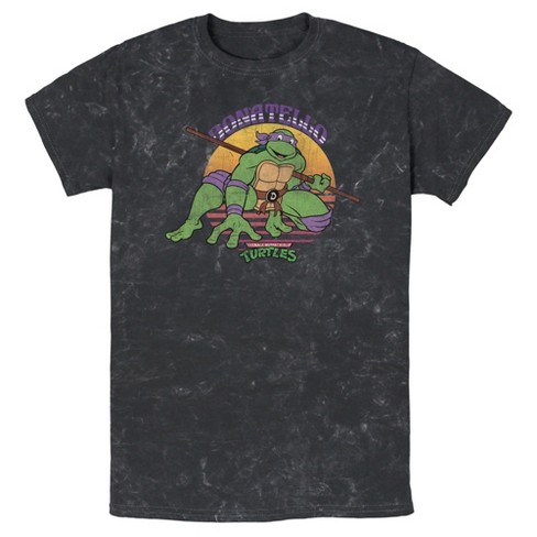 Teenage Mutant Ninja Turtles - Retro Sunset Circle - Men's Short Sleeve  Graphic T-Shirt