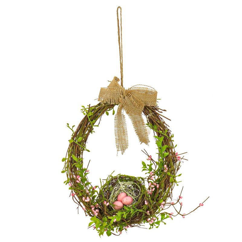 11" Artificial Bird’s Nest Hanging Wall Décor - National Tree Company, 1 of 4