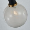 Artcraft Lighting Gem 4 - Light Island Pendant Light in  Black/Brushed Brass - 4 of 4