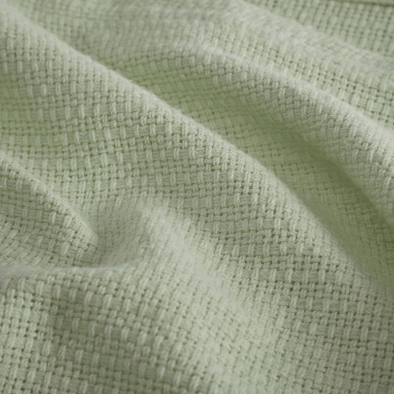 Freshspun Basketweave Cotton Bed Blanket, 5 of 8