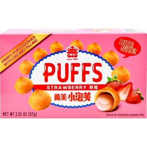 I Mei Strawberry Puffs - 2.01oz : Target