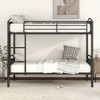 CAVINAS Twin Over Twin Detachable Bunk Bed with Guardrail & Ladder,Metal Bed Frame for Kids Room,Bedroom - 2 of 4