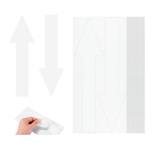 Unique Bargains PVC Self Adhesive Arrow Sticker 80 Pcs - 1 of 4
