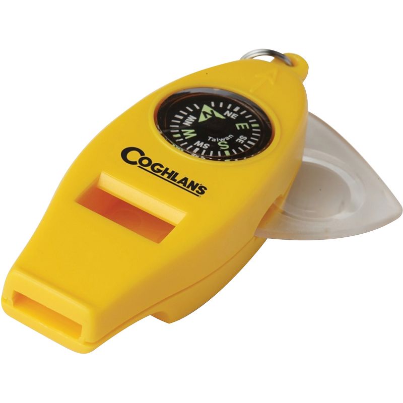 Coghlan's Four Function Whistle for Kids Camp Thermometer, Magnifier, Compass, 2 of 4
