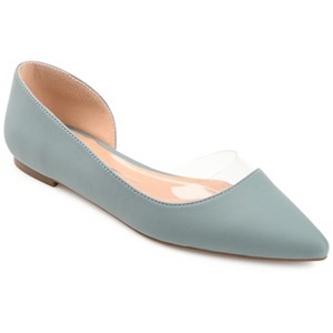 Journee Collection Womens Mikki Ballet Pointed Toe Slip On Flats - 1 of 4