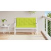 vidaXL Garden Bench Cushion Bright Green 47.2"x(19.7"+19.7")x2.8" Oxford Fabric - 3 of 4