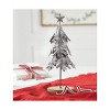 tagltd Handcrafted Leaf Christmas Tree Decorations for Tabletop or Mantel 11.5 inch - 2 of 2