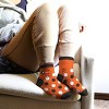 NHL Philadelphia Flyers Dotty Fuzzy Socks - One Size Fits Most: Polka Dots Knit Ankle Socks - 3 of 3