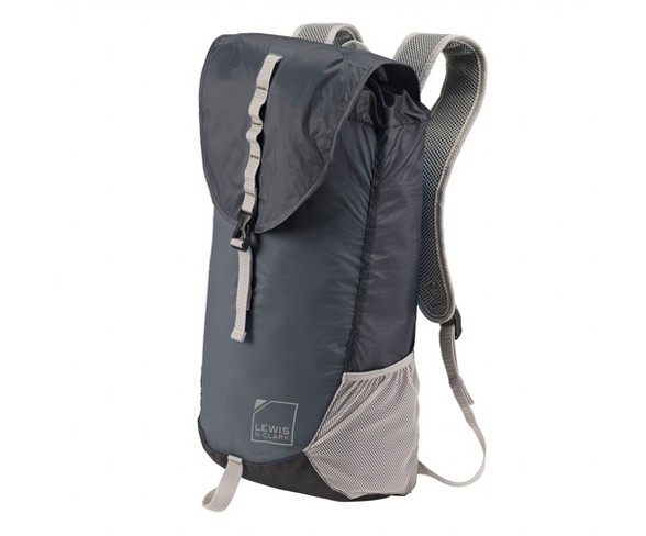 Lewis N. Clark&#174; ElectroLight Day Pack - RFID Protected (Charcoal Gray)