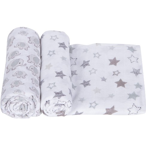 Aden + Anais Essentials Silky Soft Swaddle Blanket - 2pk : Target