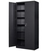 Mlezan Storage Cabinet with Locking Doors, 72" Tall 18" Deep Metal Cabinet with 5 Adjustable Shelves for Pantry, Office,  Home Kitchen Pantry Cabinets - 2 of 4