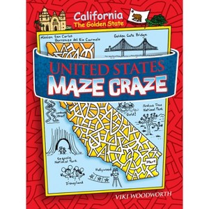 United States Maze Craze - (Dover Kids Activity Books: U.S.A.) by  Viki Woodworth (Paperback) - 1 of 1
