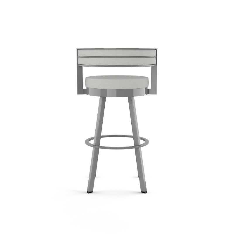 Amisco Browser Upholstered Barstool Gray, 4 of 8