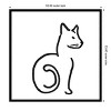 Amanti Art Kitteh II by Alicia Longley Wood Framed Wall Art Print - 3 of 4