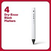 TRU RED Pen Dry Erase Markers Fine Tip Black 4/Pack TR54560 - 2 of 4