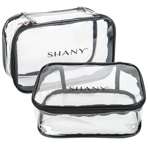 Baggallini Clear Travel Pouches 3 Piece Set Cosmetic Toiletry Bags : Target