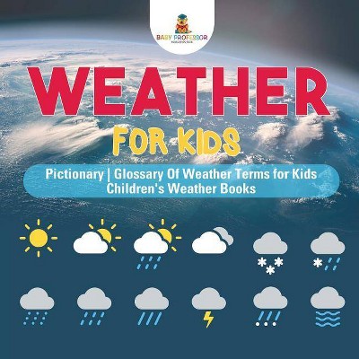 Weather for Kids - Pictionary Glossary Of Weather Terms for Kids Children's Weather Books - by  Baby Professor (Paperback)