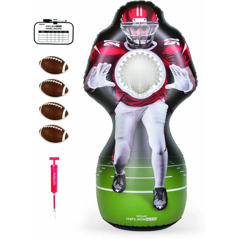 GoSports Inflataman Football Challenge Toss Toy Game Set - 7pc, 1 of 8
