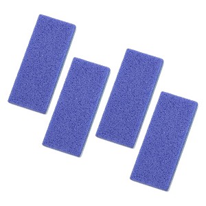 Unique Bargains Foot File Exfoliating Scrub Stone Double Sided Fine and Coarse Pumice Stone Foot Care 2 Pcs Purple - 1 of 4
