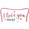 C&F Home 10" x 10" I Love You More Than Wine Valentine's Day Small Petite Throw Pillow - image 2 of 4