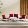 WestinTrends Avalon Outdoor 5-Piece Modular Sectional Patio Furniture Sofa Set - 2 of 4
