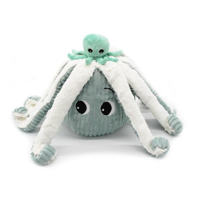 TriAction Toys Les Delingos Ptipotos Mom and Baby Octopus Plush | Mint, 2 of 4