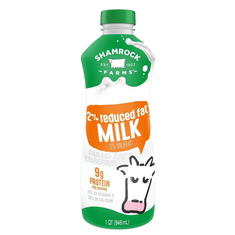 Shamrock Farms 2% Milk - 1qt, 4 of 5