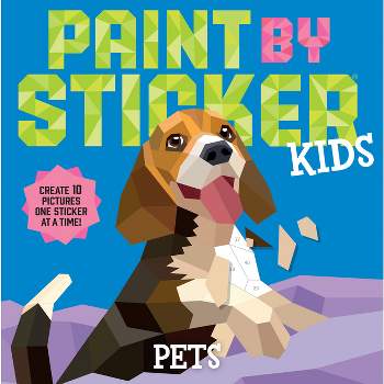  Fun Paint With Sticker Books For Kids Set of 2 - Entertaining  Sticker Activity With Vibrant Themes Keeps Kids Ages 4-8 Busy - Perfect  Sticker Puzzle To Learn Shapes and Numbers
