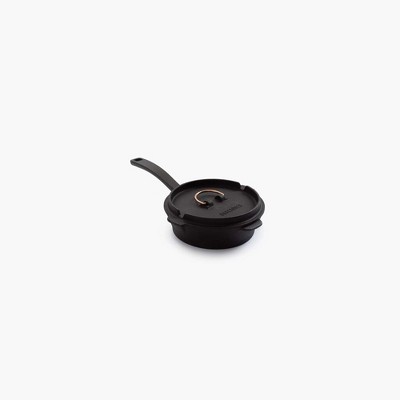 Bruntmor 14 Nonstick Enamel Cast Iron Skillet Pan With Large Loop Handles  - Gray : Target
