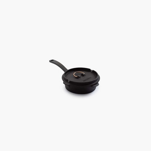 NutriChef 2-in-1 Pre-Seasoned Non-Stick Cast Iron Double Dutch Oven and  Skillet Lid