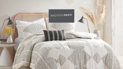 Ibiza Beige and Ivory Boho Chic King Duvet Cover Set