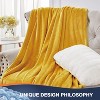 Walensee 50x60 Plush Fleece Throw - Ultra Soft Lightweight Blanket for Couch, Bed & All Seasons - 3 of 4