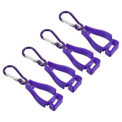 Unique Bargains Glove Keeper Gloves Grabber Clips Prevent Losing Hook Holder for Glasses Helmets