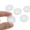Unique Bargains Resin Craft DIY Round Flat 4-Hole Replacement Sewing Buttons 10 Pcs - 4 of 4