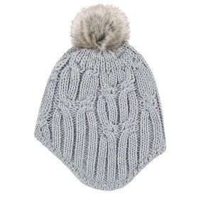 Girls Frigid Cosy Ear Hat w/ Pom Pom - 1 of 4