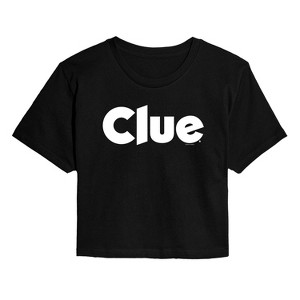 Women's - Clue - Clue Logo Cropped Graphic T-Shirt - 1 of 4