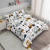 Hachikiko Cartoon Car Comforter Set for Kids with 1 Comforter & 2 Pillowcases-Ultra-Soft Microfiber, All-Season Use, Machine Washable - 4 of 4
