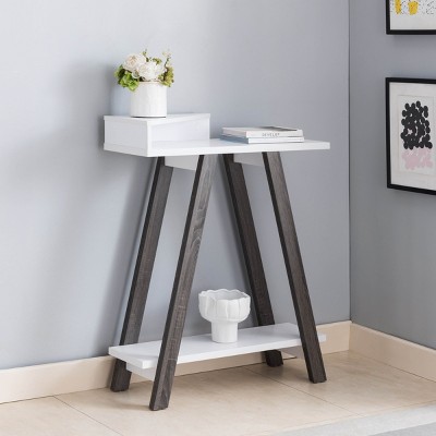 Syemin Console Tables Narrow Console Table Sofa Table, Behind Couch Table, Long Entryway Tables Hallway Entryway Foyer, White, 31.25"*11.5"*37.5"