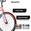 CAVINAS 26IN Beach Cruiser Bike with Steel Frame, Single-Speed Bicycle with Upright Handling, Comfortable Adult Bicycle for Men and Women, Pink - 2 of 4