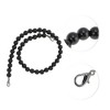 Unique Bargains Faux Pearl Handbag Strap Black 1 Pc - 3 of 4