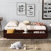 Streamdale Twin Size Platform Storage Bed with 3 Drawers Walnut - 2 of 4