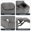Electric Power Lift Recliner Chair for Elderly Power Lift Reclining Sofa for Living Room with Massage & Heat,Side Pockets and 2 Cup Holders - 4 of 4